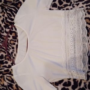 Lacey Cropped Romwe/Shein Shirt